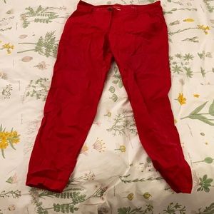 Red pants